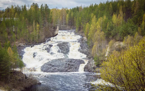 Водопады Карелии. Где на карте, фото, описание